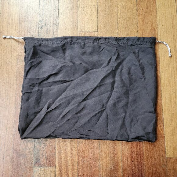 Coach Brown Silk Drawstring Dust Bag 15 x 19 - Picture 14 of 15